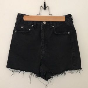 Top shop mom cutoff denim shorts